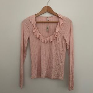 NWT FREE PEOPLE Pink Blouse